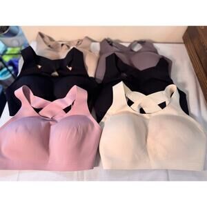Lululemon Go Further Sports Bra with Support Code Tech Size 32E (32DD) Lot of 6